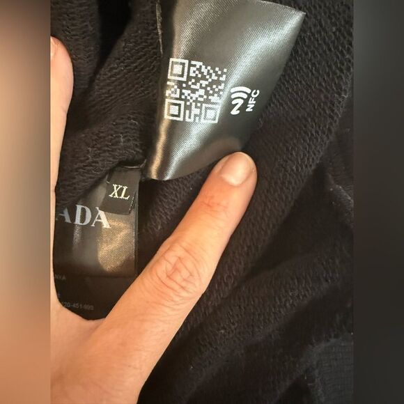 NWOT PRADA Printed Cotton Fleece Crewneck Sweatshirt - Picture 12 of 12